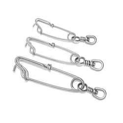 1 pc Large fishing octagonal ring, stainless steel bearing, rotating ring connector, strong tensile pin fishing accessories