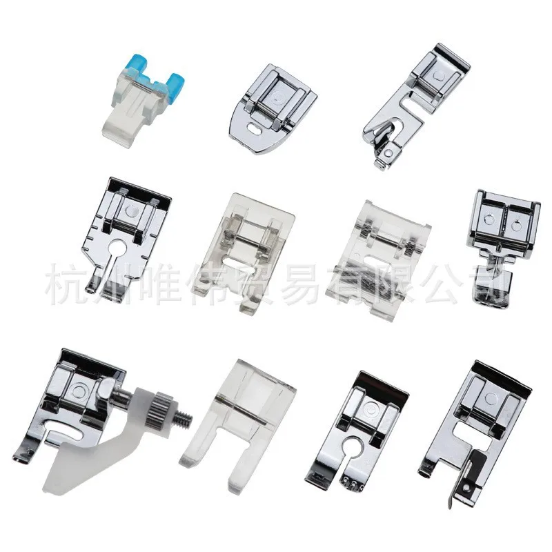 50 5A Presser Suit11Piece Suit Domestic Multifunctional Presser Foot Sewing Machine Accessories