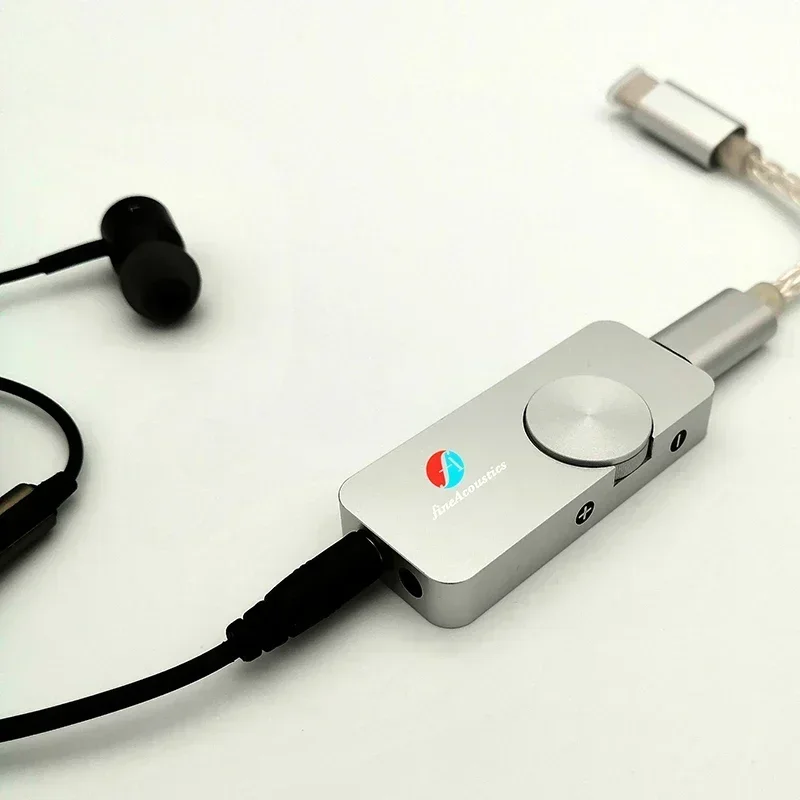 

New in stock Stereo Audio Gain Switch Support Impedance 16-300ohns Headset USB C DAC Portable HiFi Headphone Amplifier Mini Amp