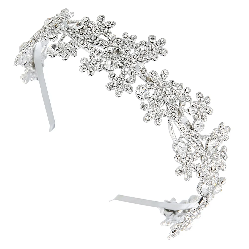 

1pc Rhinestone Headpiece Vintage Women Hair Decoration Headdress Stylish Bridal Accessories Wedding Banquet Party Hair Tools