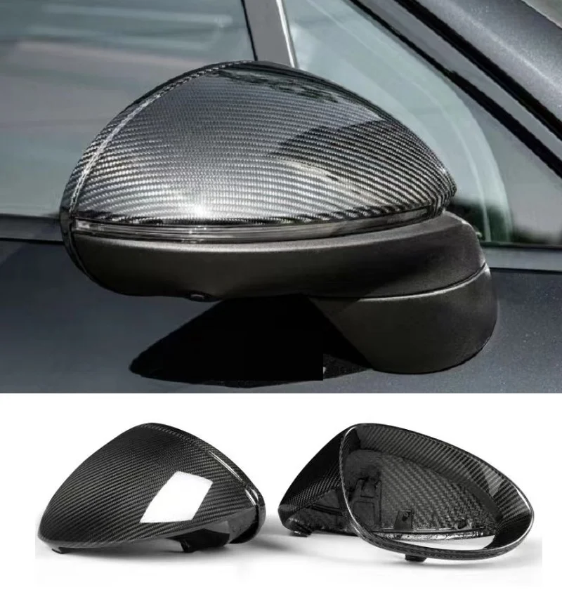 

Real Dry Carbon Fiber Replacement Style Reaview Mirror Cover Caps Fit For Porsche Cayenne 2015-2017