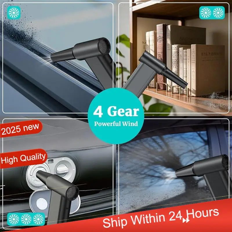 에어 블로워 180000RPM 무선 전기 에어 더스터, 4가지 모드 고속 압축 공기 더스터 야외용, 자동차~Jul.