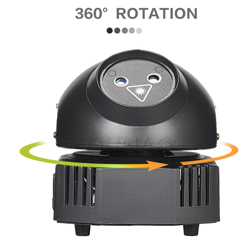 Fast Shipping Disco Laser Lights 30W Remote Control DMX KTV Karaoke Dance Moving Head Dj Lights for Indoor Bedroom Holiday Dance