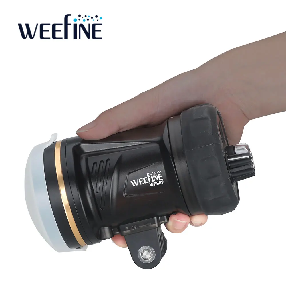 

WEEFINE новый WFS09 кольцевой стробоскоп водонепроницаемый фонарик для дайвинга профессиональный фонарик для дайвинга для подводной фотографии