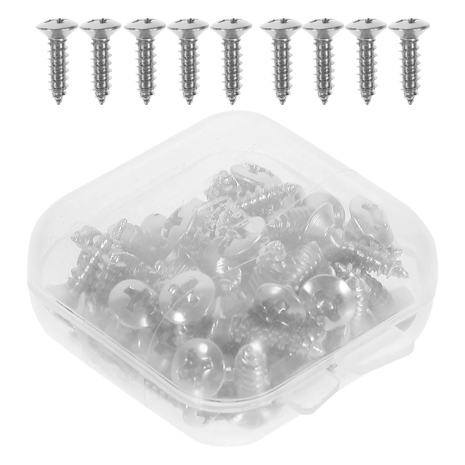 

50pcs Golden Guitar Pickguard Screws 3x12mm Bass Panel Fixing Mounting Repair Electric Accessories Screw Socket