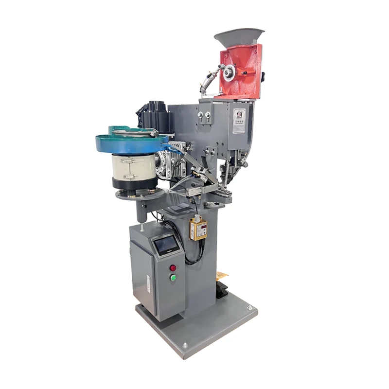 ATV&UTVJZ-989WS Automatic Hook Button Fastening Machine with Servo Motor and PLC Control System for Hiking Shoes/Safety Shoes