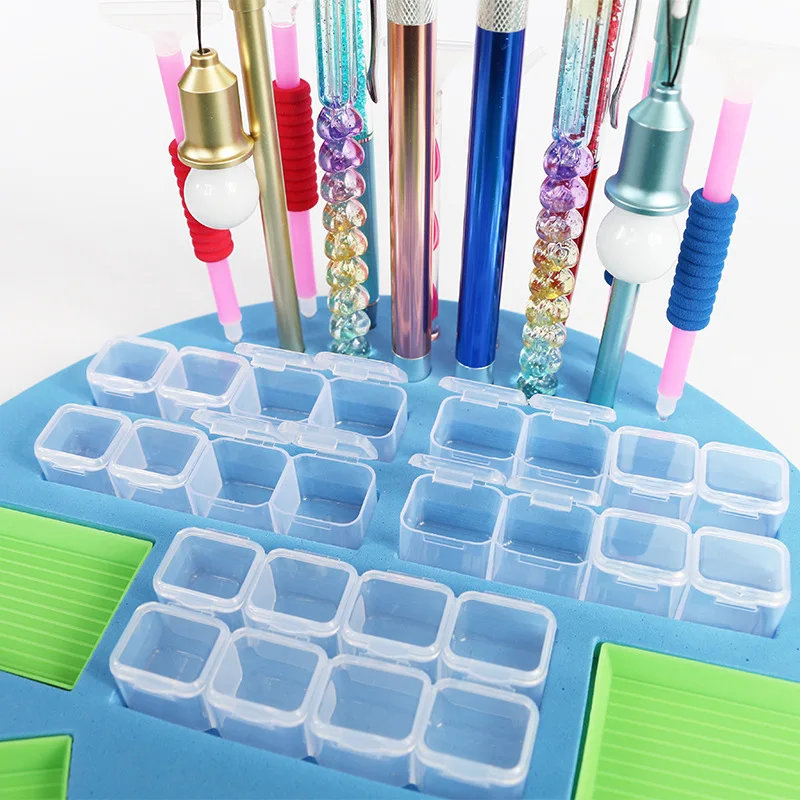 Wholesale Multifunction Sponge Colorful Tray Organizer Holder Diy Diamond Painting Tool Accessotires Kits