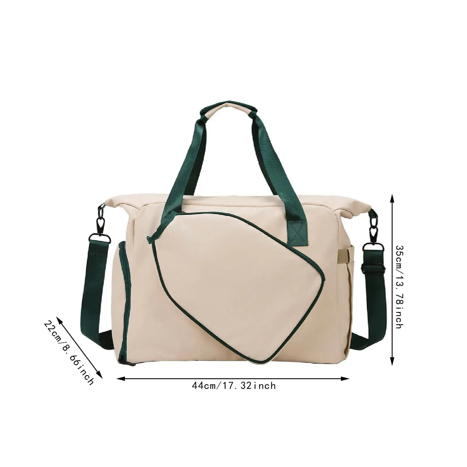 Oxford Cloth Pickleball Paddle Bag Pickle Ball Bags Pickleball Training Equipment Shoulder Bag for Outdoor Activities