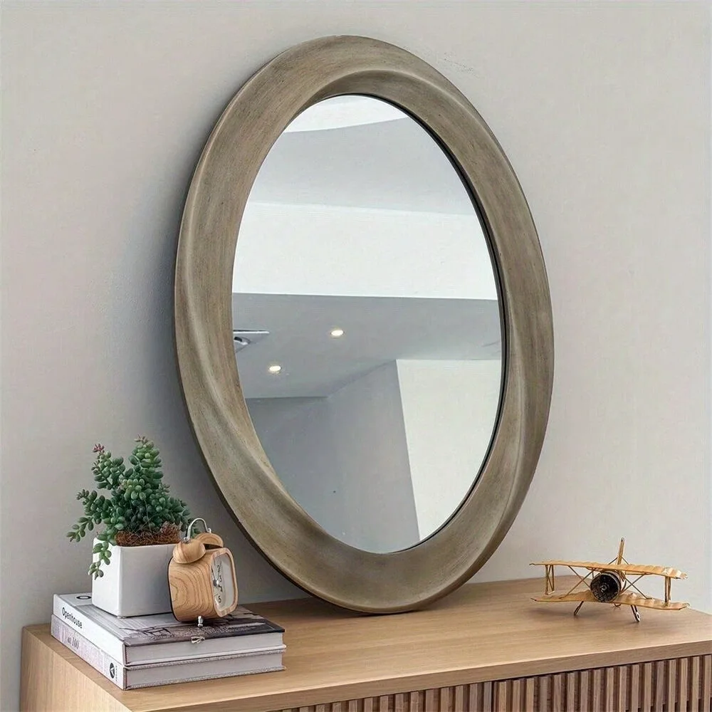 Antique Baroque Decorative Accent Mirror Beveled Edge Wall Mirror Entryway Decor