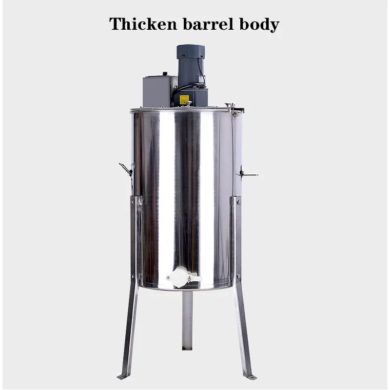 

Honey Extractor/Large Capacity Honey Storage Container, Multifunctional Stainless Steel Three-Frame Electric Honey Shaker