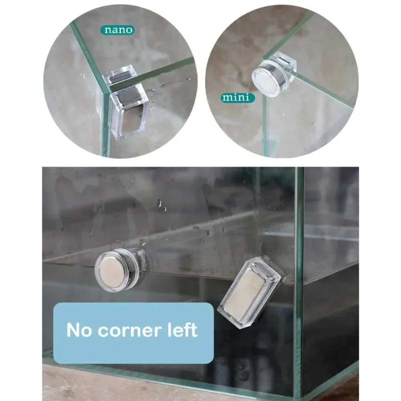 Quality Chihiros Aquarium Mini Nano Magnet Cleaner Algae Scraper Fish Tank Cleaning Water Plant Magnetic Strong Powerful Brush