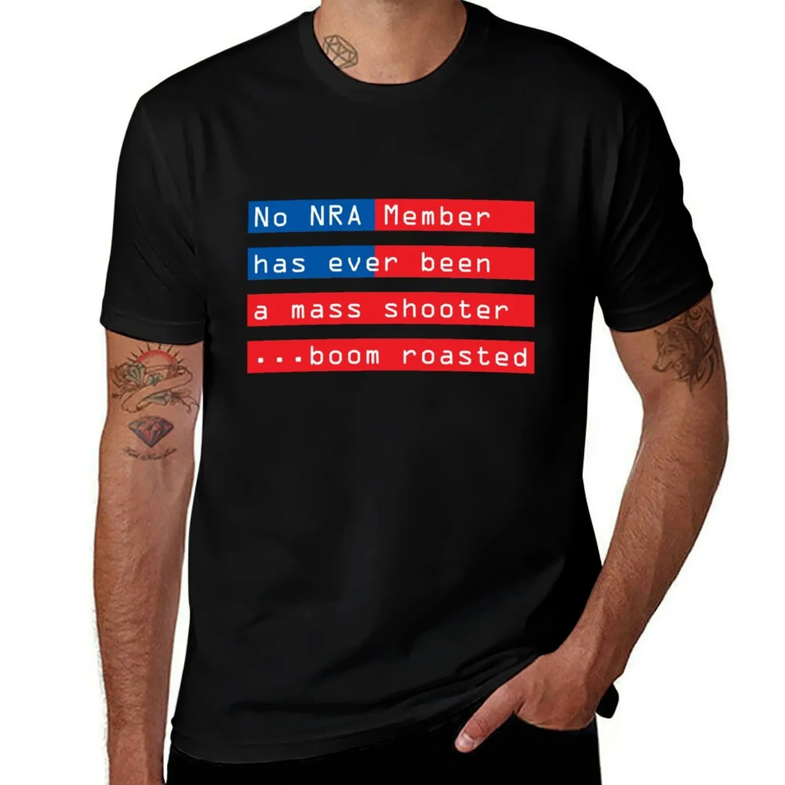 NRA members have never committed a mass shooting - Mike Huckabee quote T-Shirt Casual Daily Outfit T-Shirt