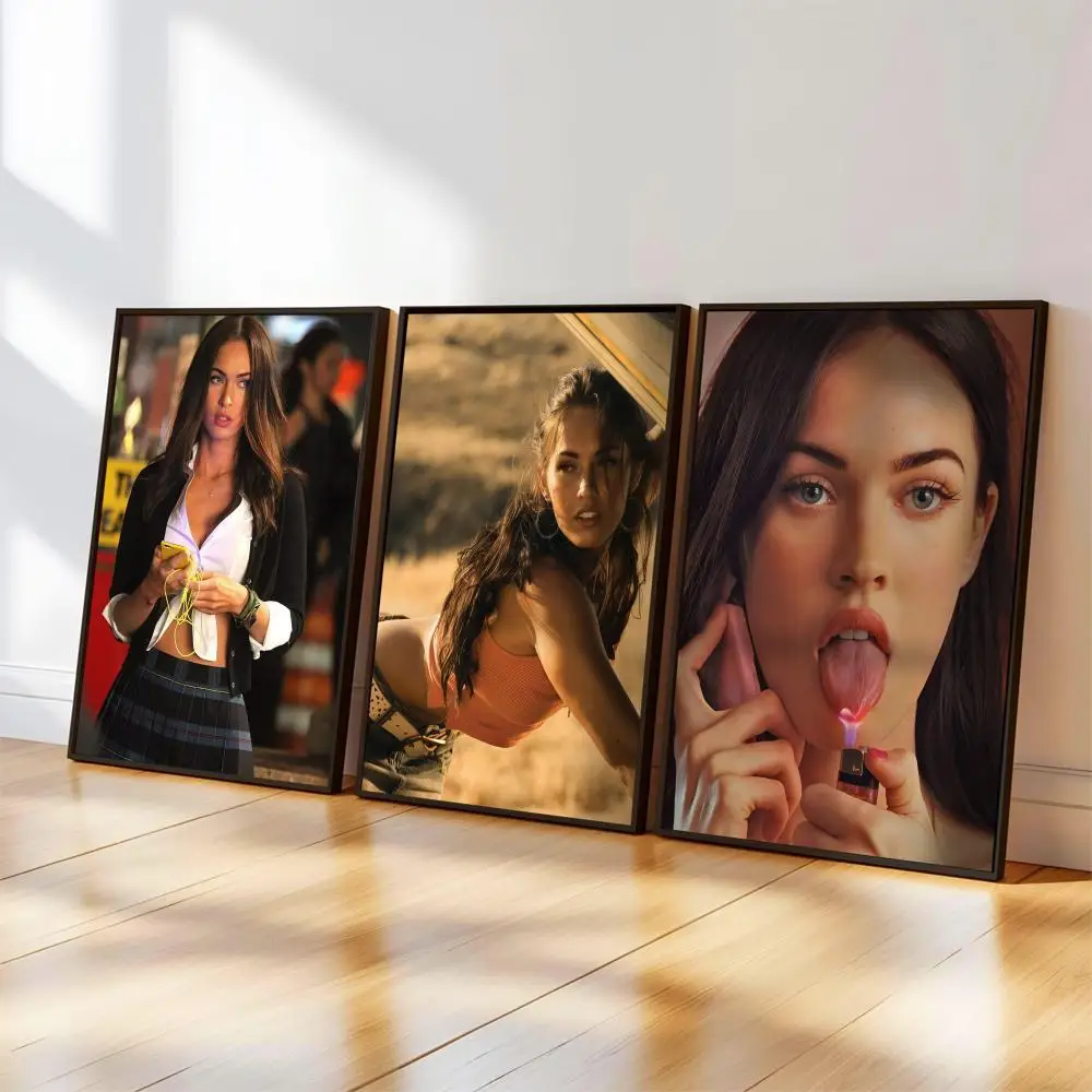 M-Megan Fox Poster, Musik-Album-Cover für Zimmer, Leinwandgemälde, Kunstdruck, Kunst, Heimwanddekoration, Bild, Geschenk