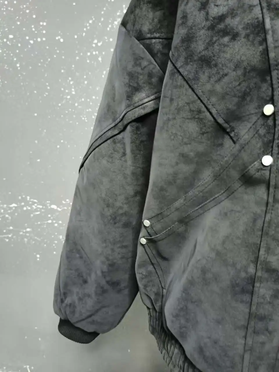 Red Faux Fur Lining PU Leather Winter Coat Man Woman Winter Warm Thicken Fleece Hooded Jacket Padded Coats