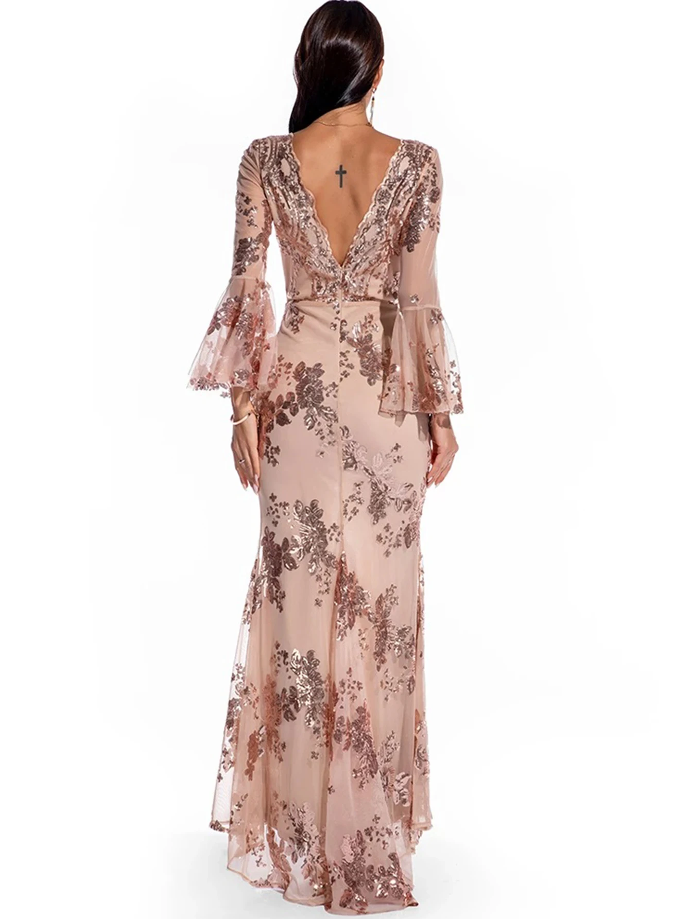 Sexy club Party Sequin maxi Dress women summer dress elegant bodycon vintage woman Long dresses clothes vestidos Dropshipping - Image 2