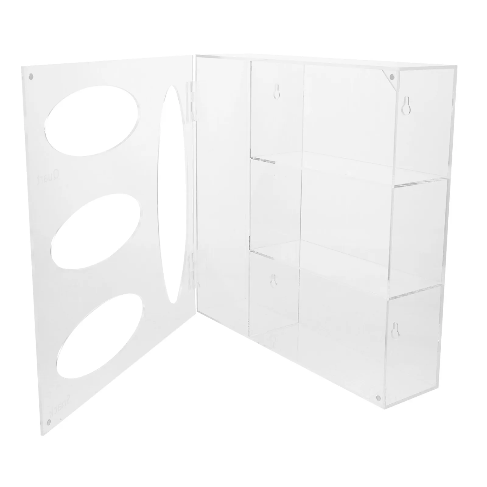 1Set Wall Mask Dispenser Acrylic Glove Storage Holder Organizer for Laboratory Clinic Use Mask Holder Glove Dispenser