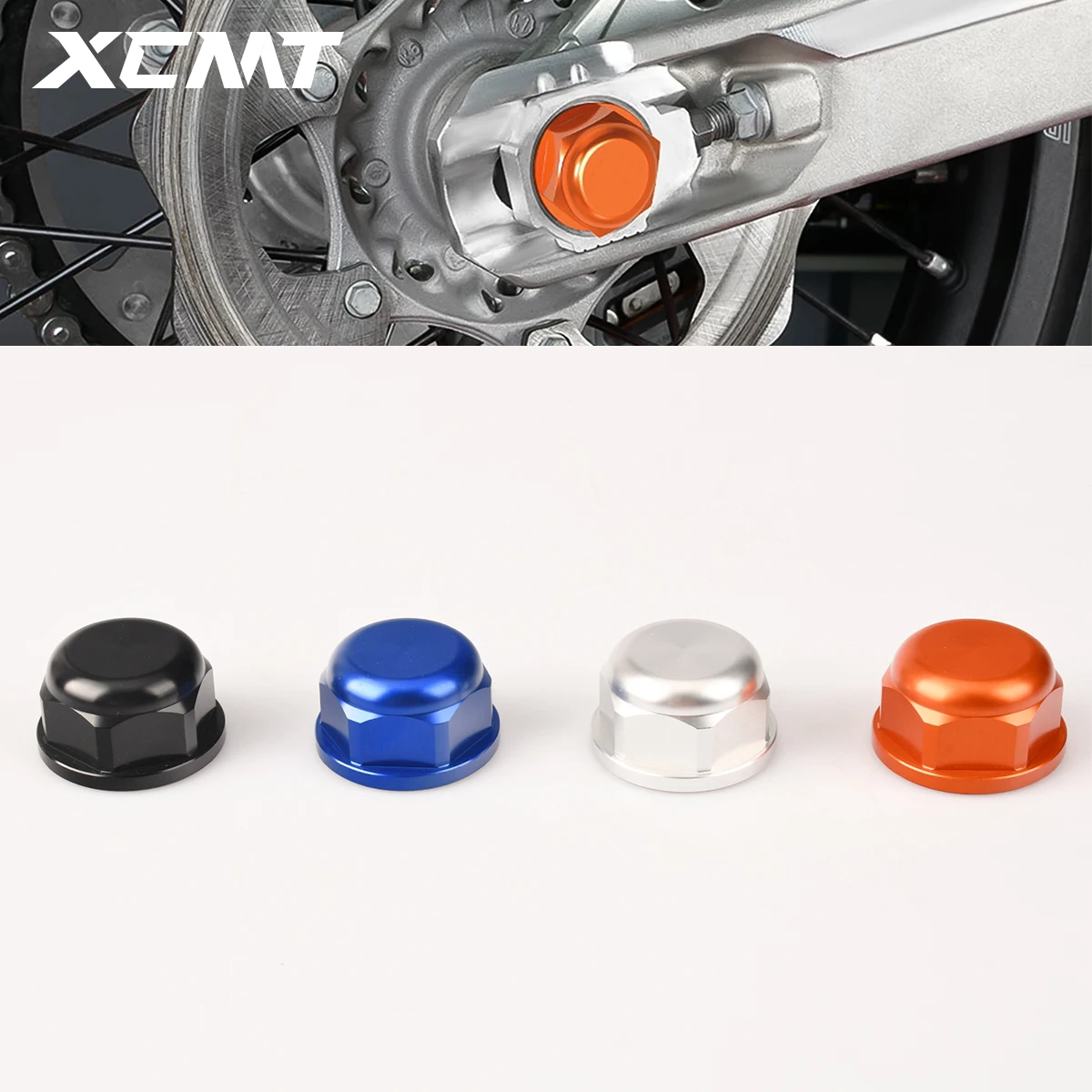 

For KTM 125 150 250 300 350 450 500 XC SX XCF SXF EXC EXCF XCW 2023 2024 Motorcycle M22xP1.5 Rear Wheel Spindle Axle Nut Screw