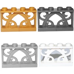City Accessories Building Block MOC Part Fence Railing Stair Barrier Ladder Guard Bar Castle Garden Farm Assemble Brick 19121