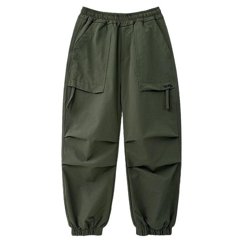 

2026 Boys‘ Autumn Cargo Pants, Spring Casual Long Trousers for Big Kids Streetwear Comfort Bottoms New Arrival