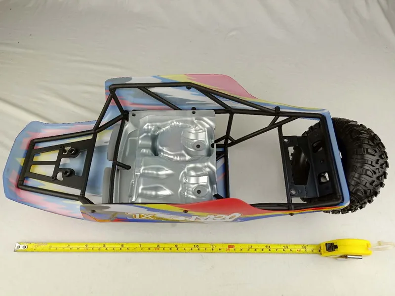 VRX/Ruizhihao RH1043/1045 دعامة لف تجميع جسم شاحنة الصحراء، دمية محاكاة، إطار احتياطي