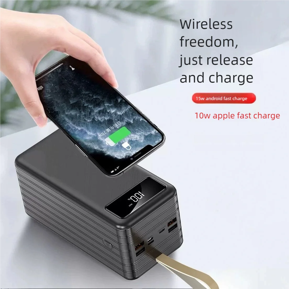 

120W Portable Power Bank 120000mAh High Capacity Super Fast Charging Powerbank Charger External Battery for IPhone Xiaomi Huawei