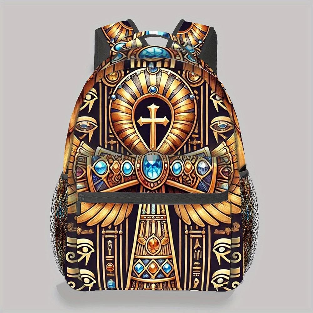 

frican Ethinic Geometric Print Backpack Lightweight Adjustable Straps for Work Daily Commute Backpack for Travel Yoga Accessory