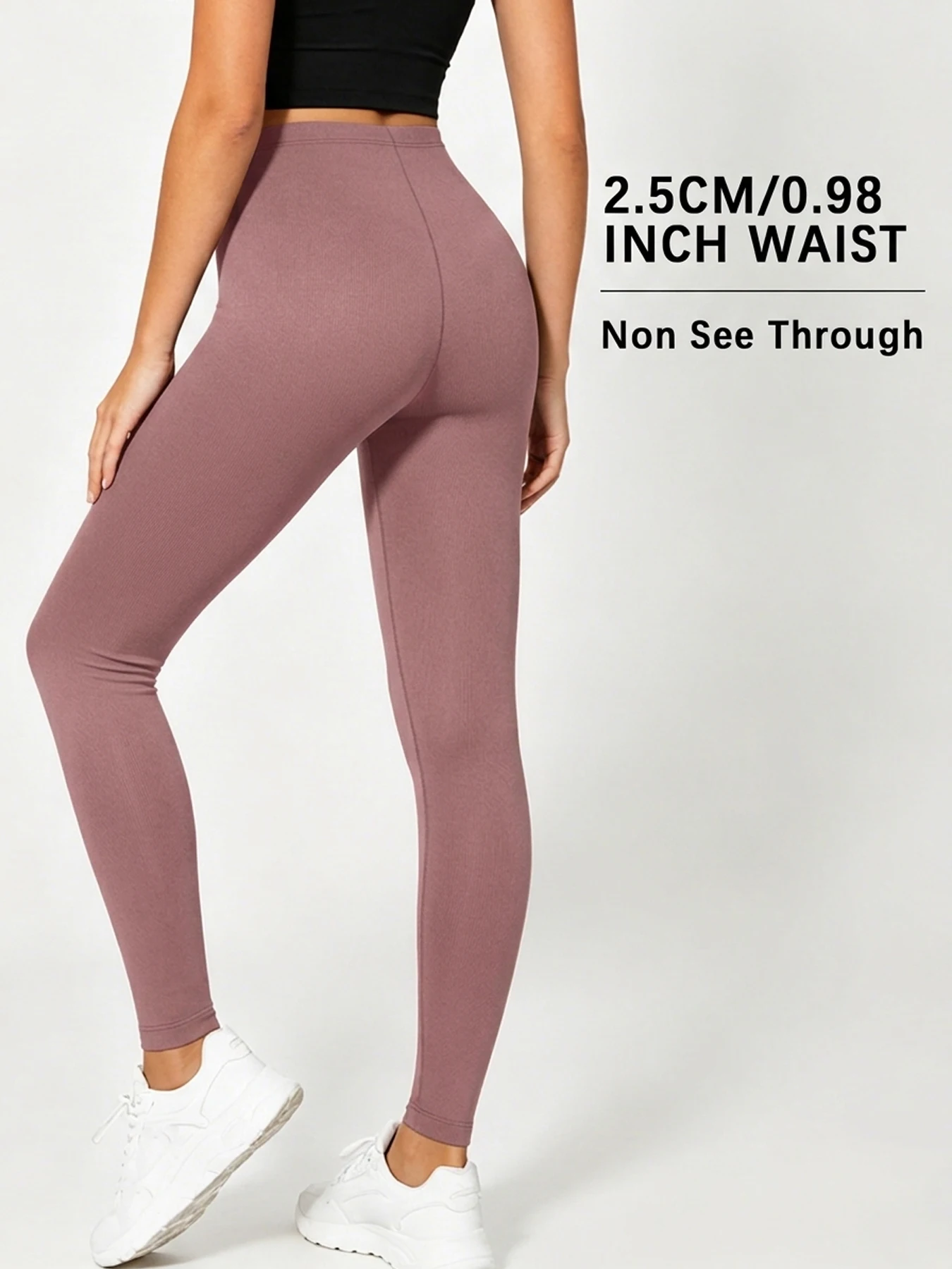 Women'S Super Soft Leggings,High Stretchy No See Through  Pants，for Casual Attire, All-Season