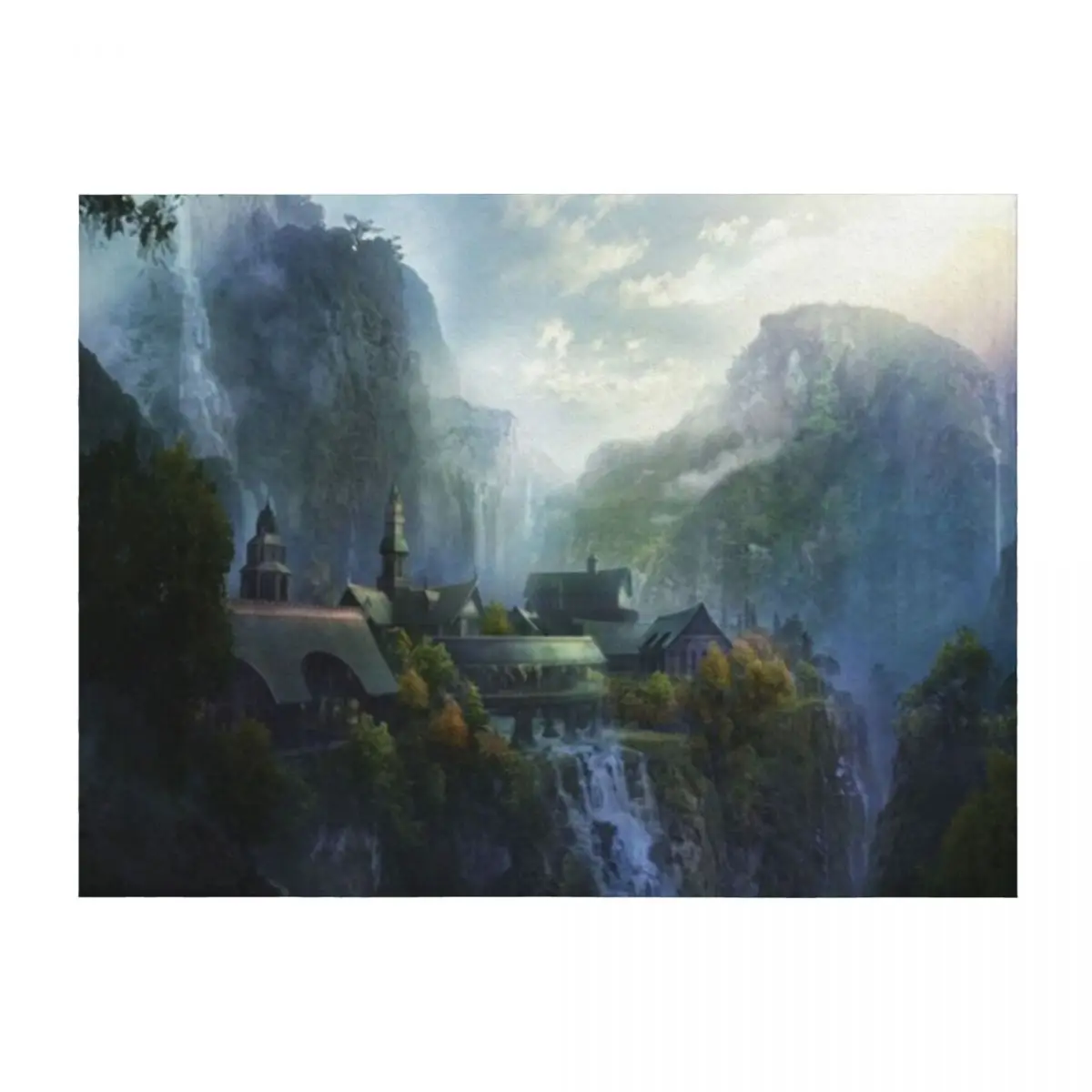 

Rivendell Throw Blanket Furry Winter beds For Sofa Thin Picnic Blankets