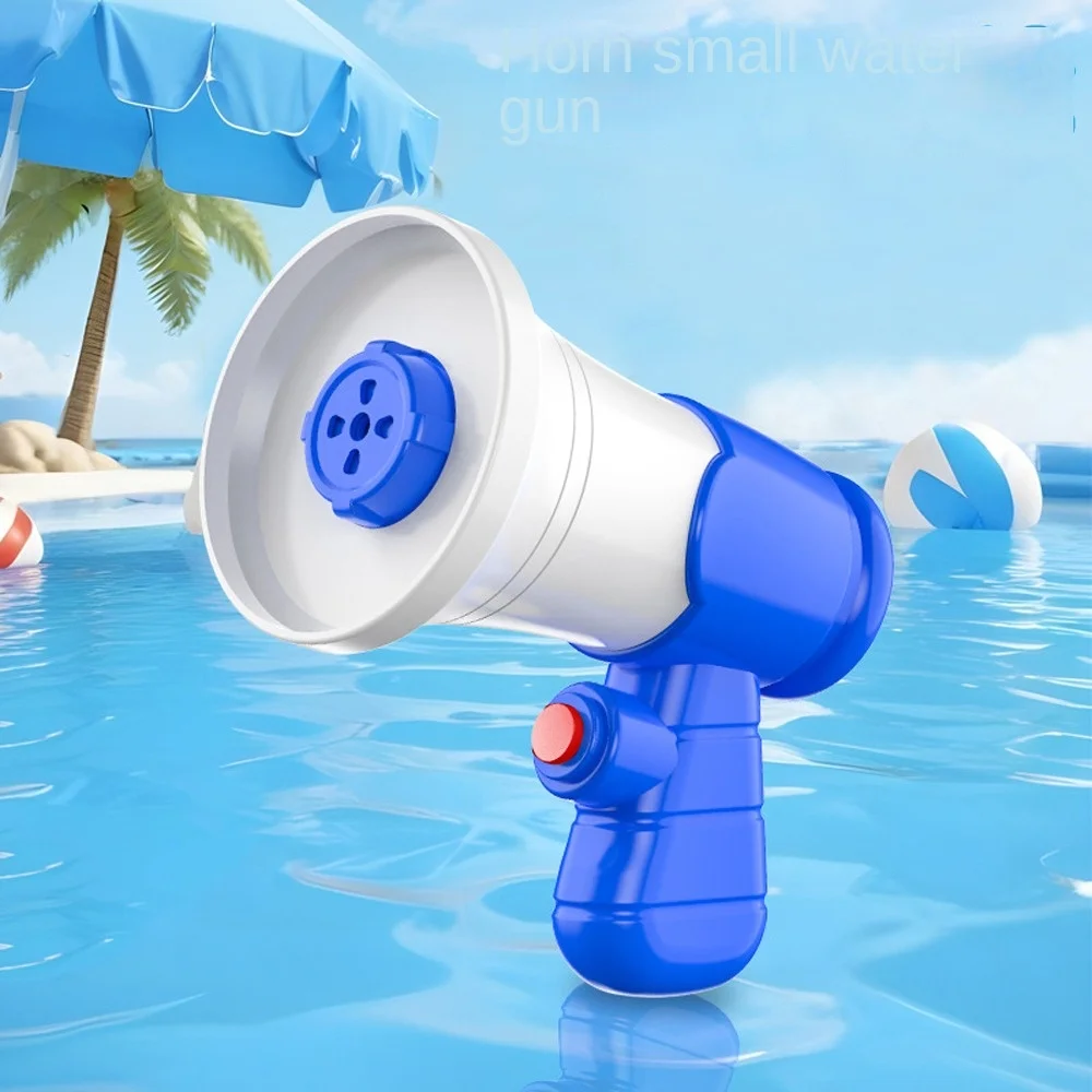 

Разбрызгивающий спрей, детская игрушка для воды, легко заполняемая ручная труба, распылитель воды, игрушки, милый пластиковый рожок, игрушка для игры в воду