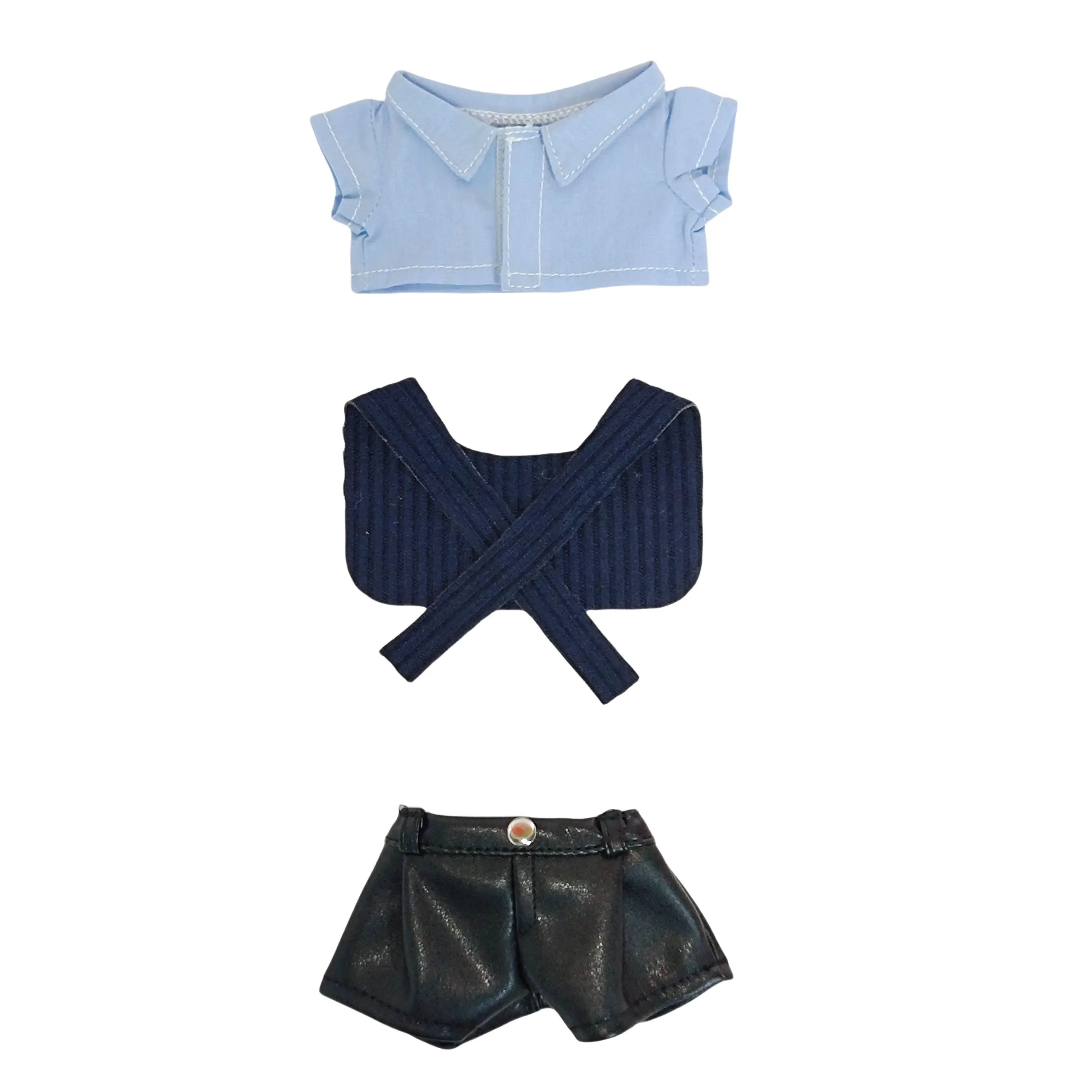 For 15-17cm Clothes for Labubu  Blind Box Keychain - Executive Style Outfit Set