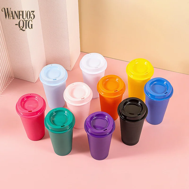 Hot Sale Popular Coffee Mug Shatterproof Cup Wide Application Unbreakable PP Lid Travel Bottle