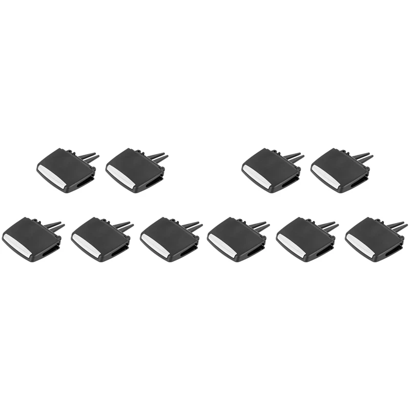 10X For BMW X5/X6 Air Vent Outlet Tab Clip , Rear Row Fresh Air Grille Clips For BMW X5 E70 2006-2012, X6 E71 2008-2013