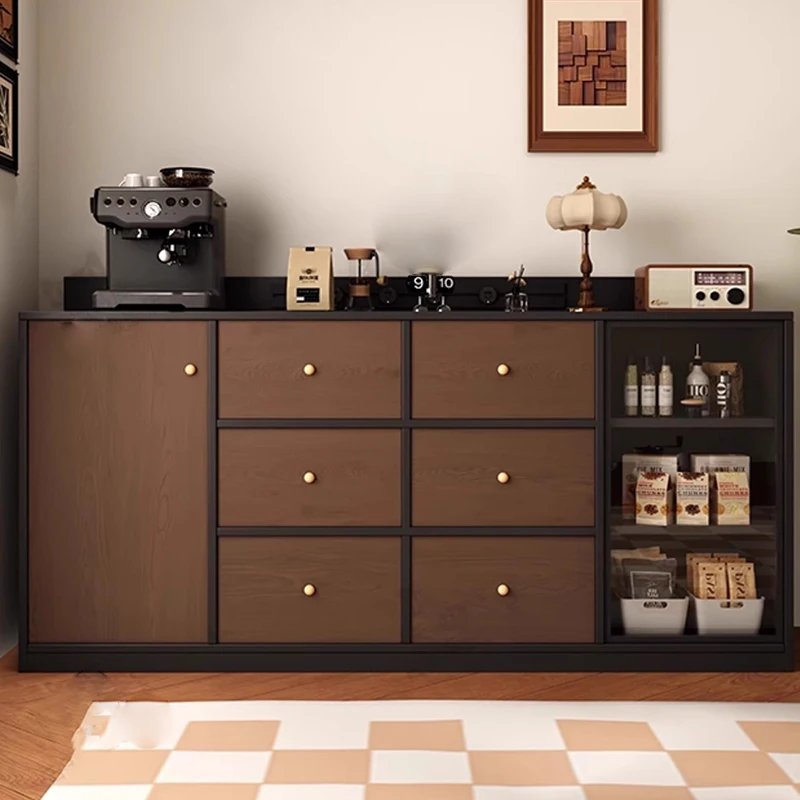 

Wood Coffee Living Room Cabinets Drawers Glass Kitchen Living Room Cabinets Buffet Storage Meuble De Rangement Home Furniture