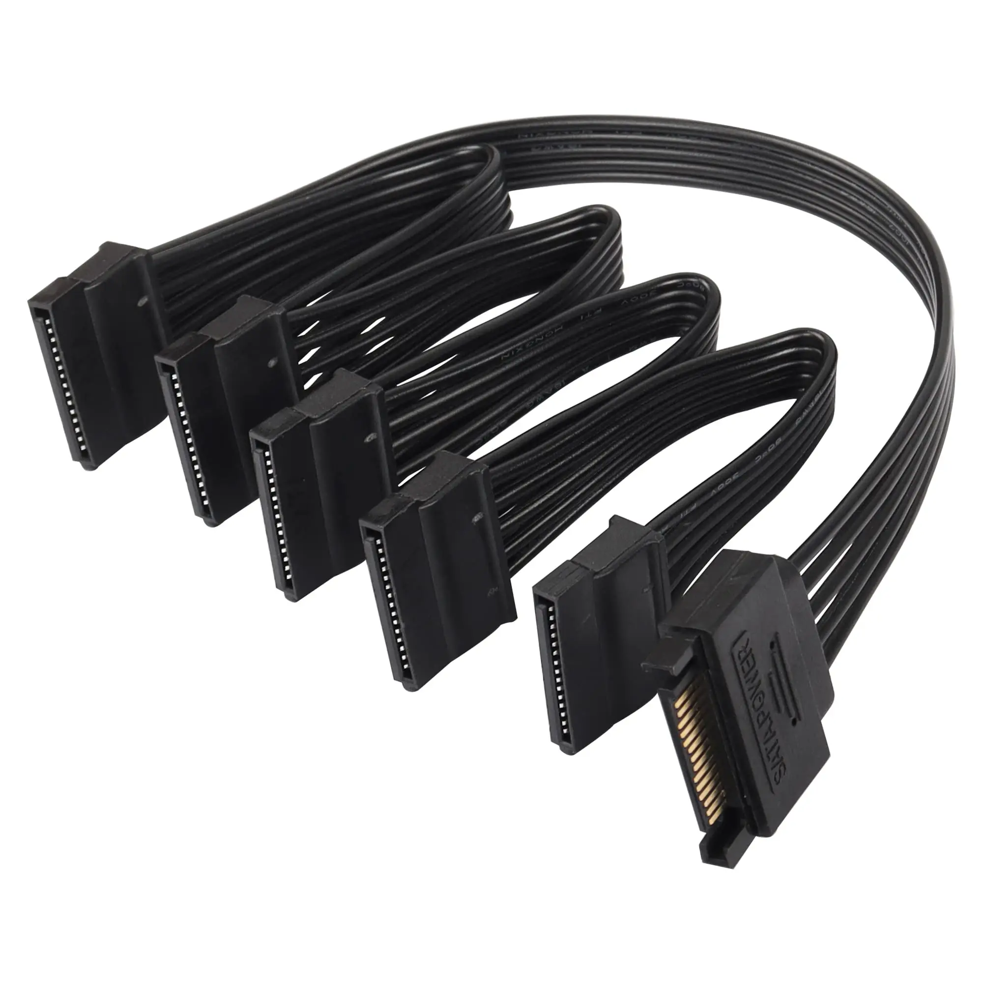 

15 Pin Sata Power Splitter 1 To 3/4/5/6 Hard Drive HDD SSD Power Supply Cable Cord extension cable Hard Disk Expansion Cable