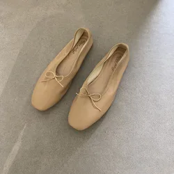 Bailarinas con lazo de mariposa para mujer – Calzado casual suave