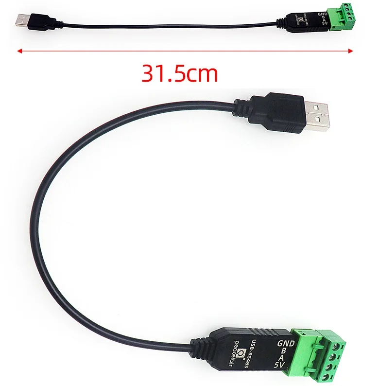 Industrial USB To RS485 Converter Upgrade Protection RS232 Converter Compatibility V2.0 Standard RS-485 A Connector Board Module