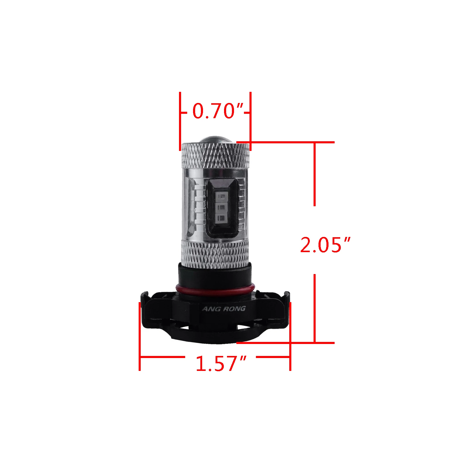 2pcs PSY24W PG20/4 LED Bulb 15W Amber Side Turn Signal Indicator Light Lamps 12v