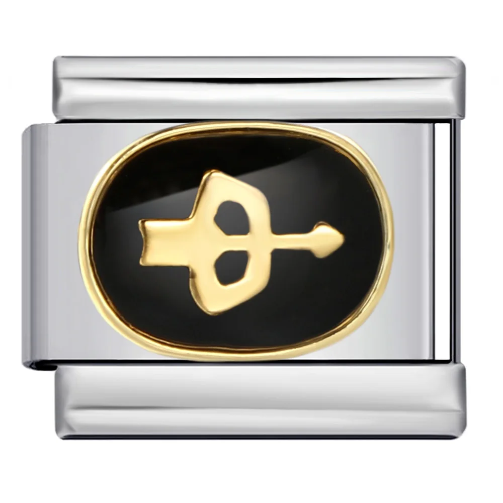 روابط سحر إيطالية عصرية جديدة على شكل 12 برجًا تناسب سوار من الفولاذ المقاوم للصدأ بعرض 9 ملم، مجوهرات يدوية الصنع هدية للنساء والرجال - 6