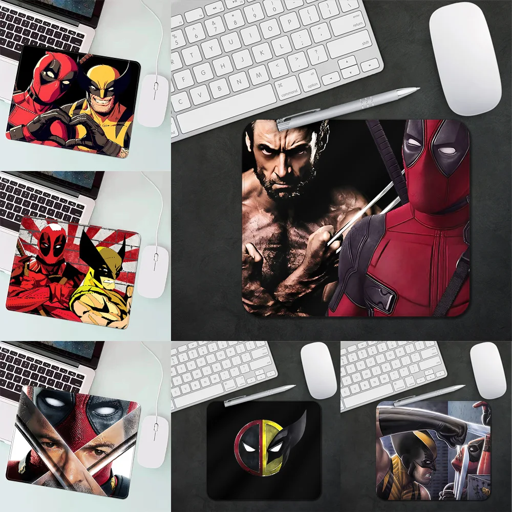 Deadpool & Wolverine Movie Gaming Mouse Pad XS Small Mousepad For PC Gamer Desktop Decoration Office Mouse Mat Deskmat Rug