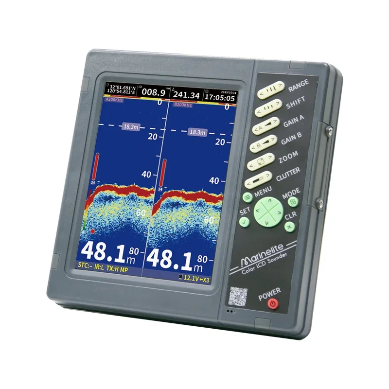 Echosounder Fishing Sounder Sailboat Depth Sounder Color Fish Finder Sonar Echo Sounder For Boat Usin