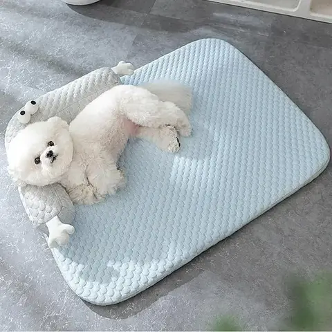 여름철 반려동물을 위한 세척 가능한 쿨링 아이스 패드, 애완동물 쿨링 매트 & 고양이 침대 쿠션 여름철 반려동물을 위한 세척 가능한 쿨링 아이스 패드, 애완동물 쿨링 매트 & 고양이 침대 쿠션