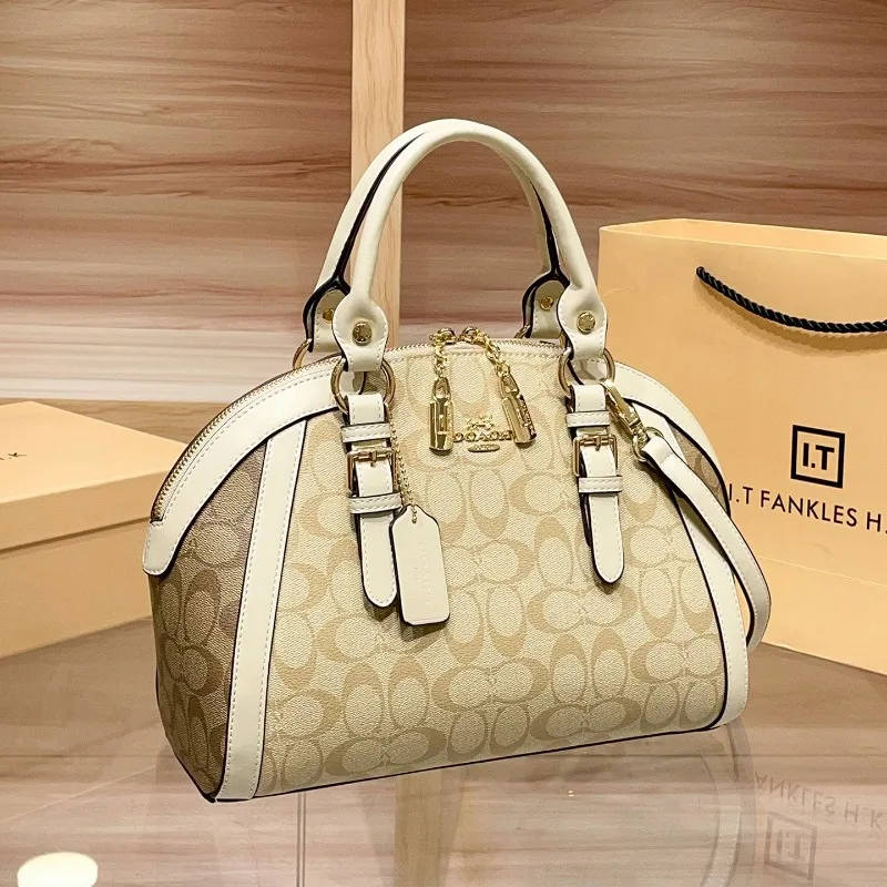 Women's 2025 New Luxury Retro Clutch Tote - Stylish Commuter Crossbody Shoulder Bag, Elegant Shell-Shaped Handbag for Women