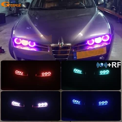 For Alfa Romeo 159 Brera Spider 2005 - 2009 2010 2011 Bluetooth APP Multi Color Ultra Bright RGB LED Angel Eyes Kit Halo Rings