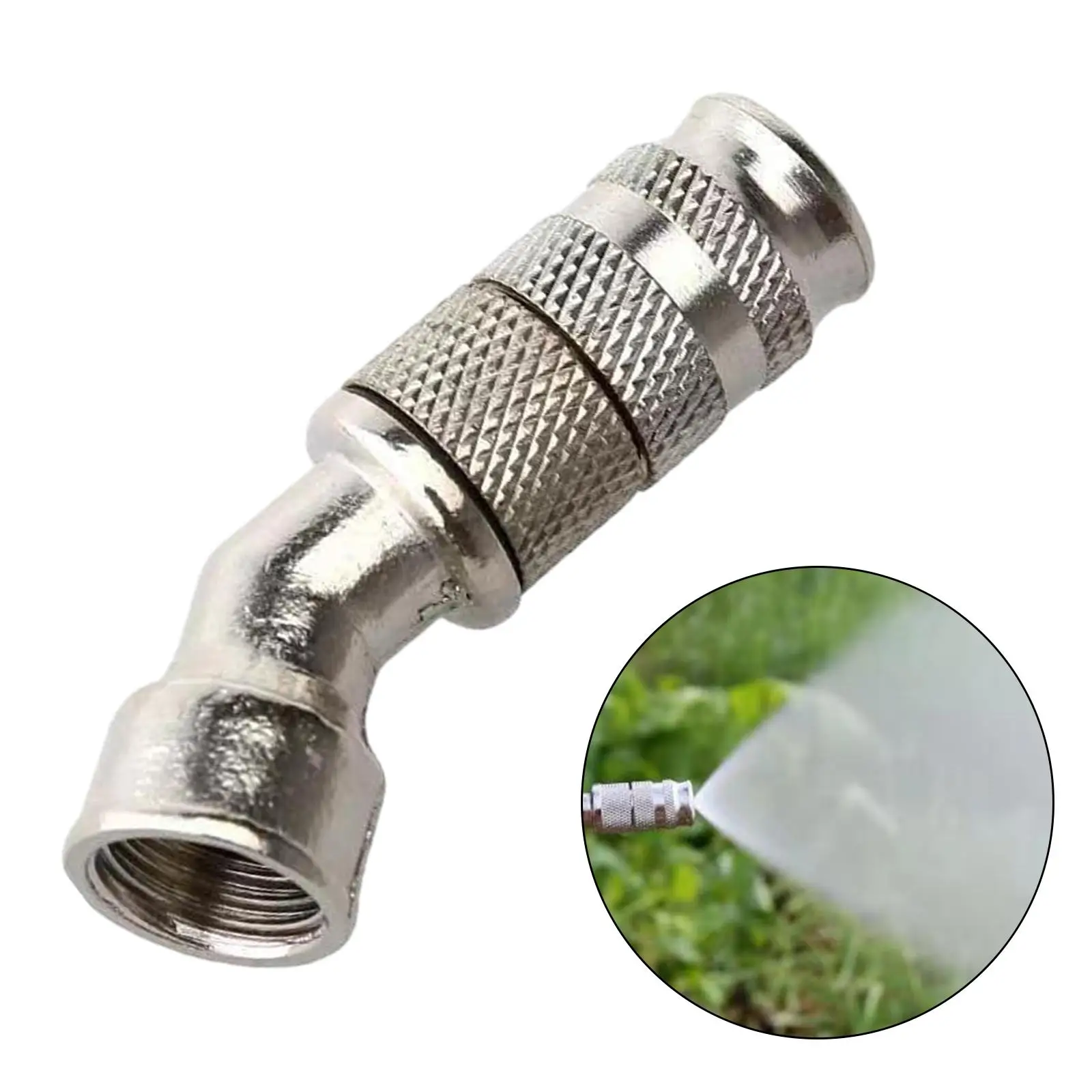 Misting Spray Nozzle Adjustable Outdoor Watering Pressure Sprayer Nozzle for Knapsack Sprayers Weed Sprinklers Accessories