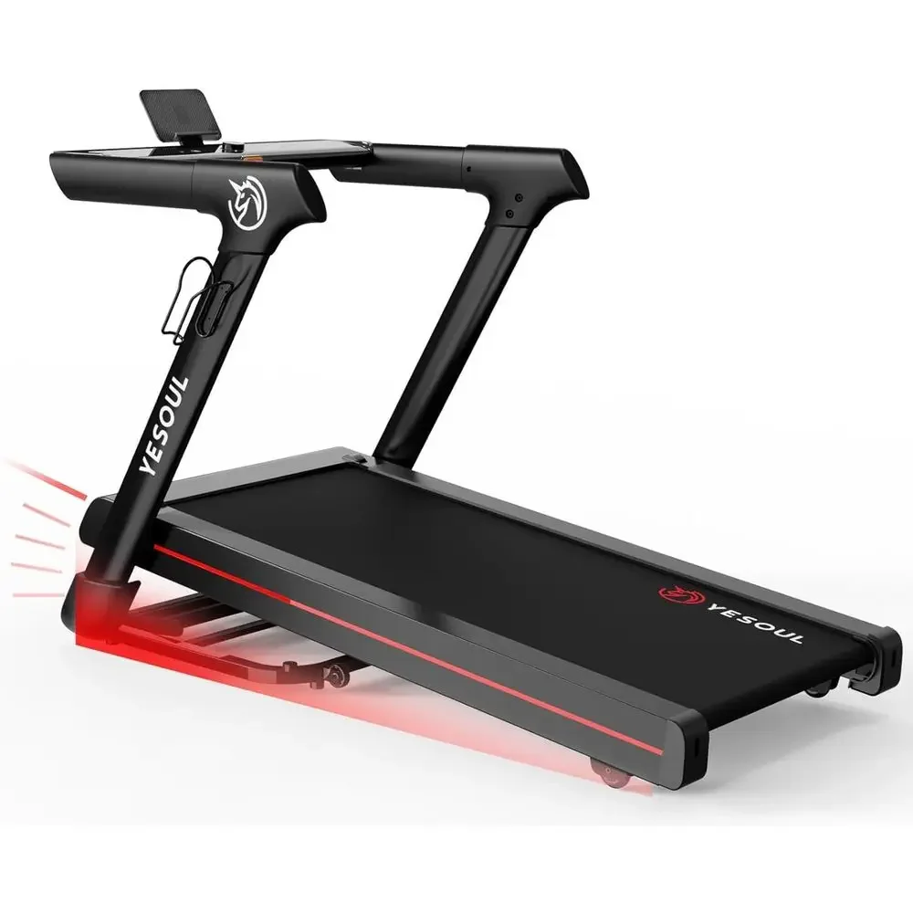 

Compact Home Treadmill with Auto Incline, Desk-Under Design, 300lbs Capacity, Smart App, LED Display
