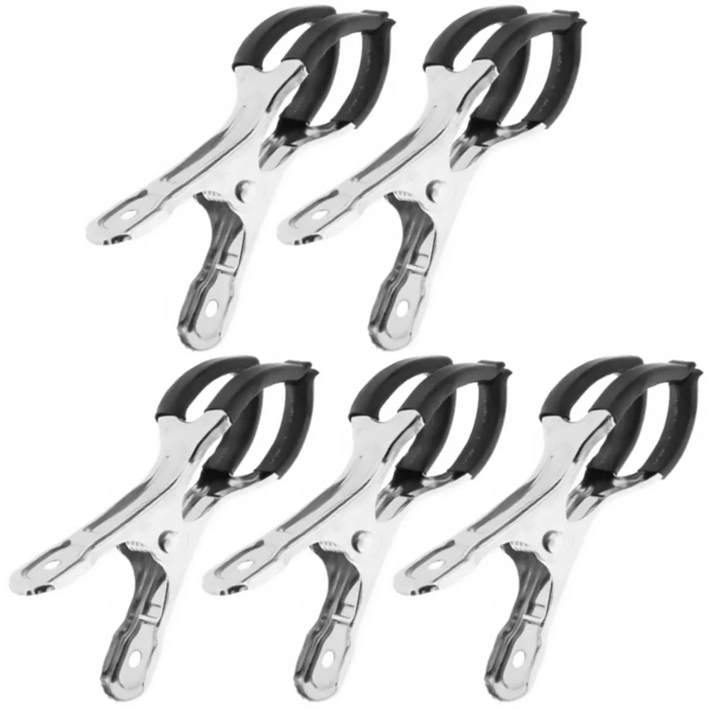 5 Pcs Sax Spacer Clips Indentation for Wind Instruments Saxophone Repairing Supply Component Accessories Black Supplies