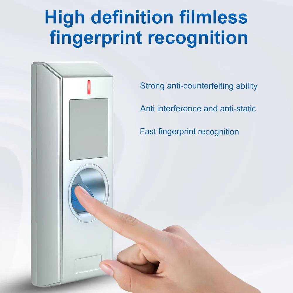 

Metal IP65 Waterproof Biometrics Fingerprint Access Control System 1000 Users RFID 125khz Reader Door Access Control