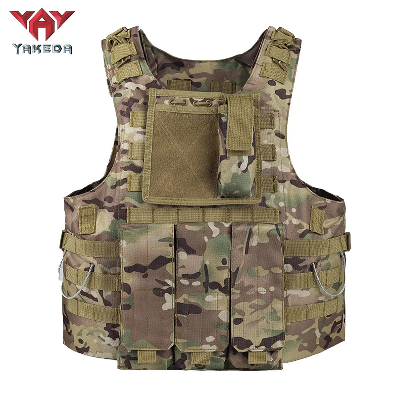 

YAKEDA Tactical Amphibious Undershirt Multifunctional Outdoor Tactical Vest Camouflage Equipment Training Clothes