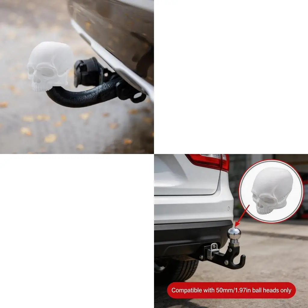Caravans Hitch Cover Tow Hitch Cover Waterproof Dustproof Trailer Tow Ball Coupling Lock Cover For 50mm Balls