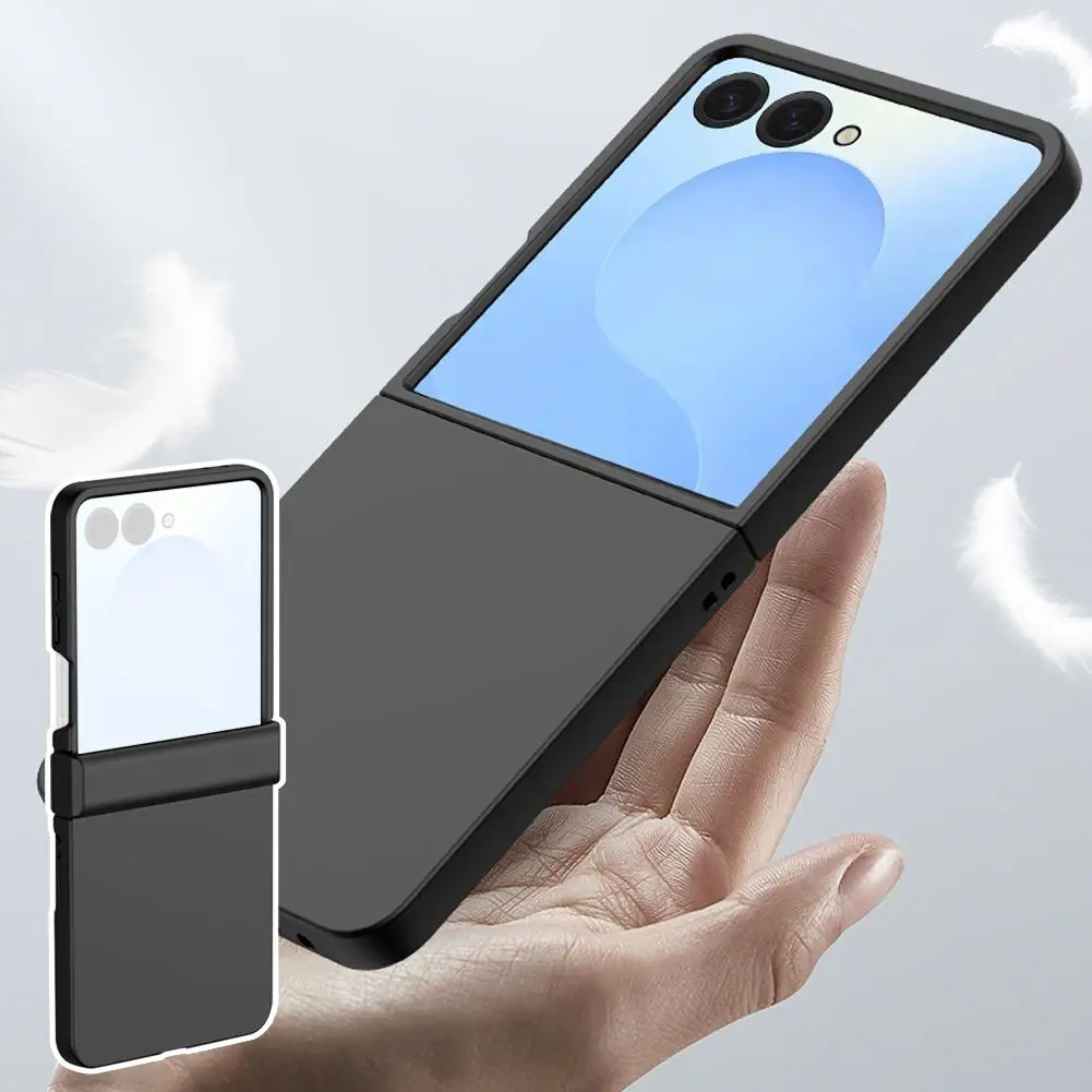 Для Samsung Z Flip 7, защитный чехол с петлями, роскошный тонкий матовый противоударный сенсорный чехол для Samsung Galaxy Z Flip 7 6 5 4 T0E3